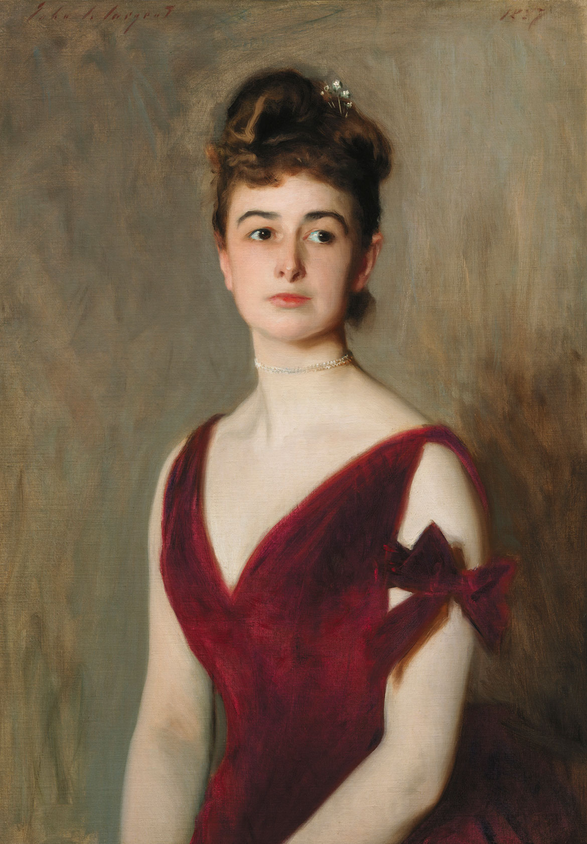 John Singer Sargent, "Mrs. Charles E. Inches (Louise Pomeroy)," 1887, oil on canvas.