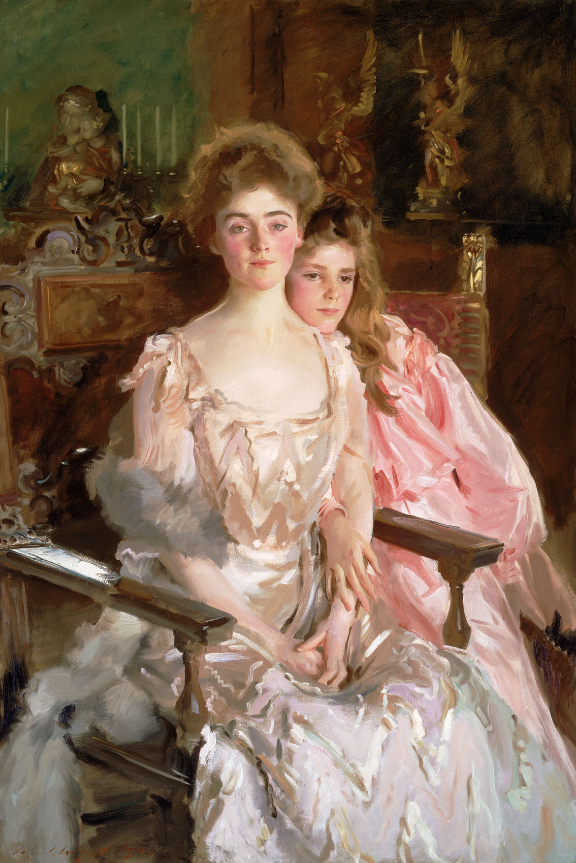 John Singer Sargent, "Mrs. Fiske Warren (Gretchen Osgood) and Her Daughter Rachel," 1903, oil on canvas.