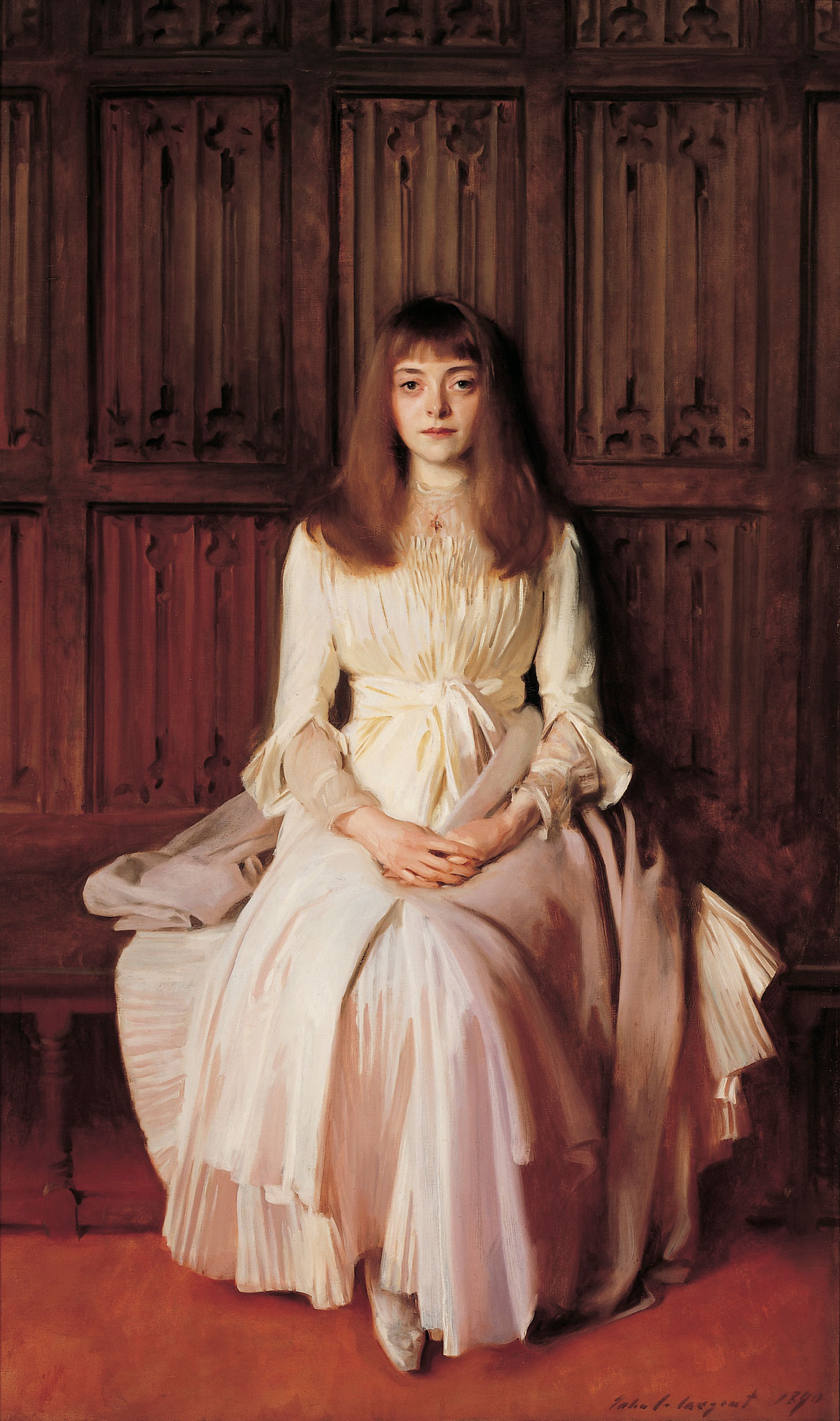 John Singer Sargent, "Elsie Palmer," 1889-1890, oil on canvas.