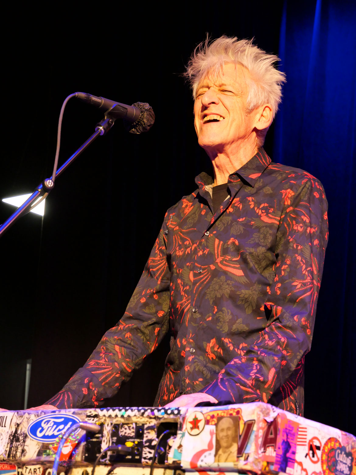 Willie Alexander performs at his 80th Birthday Bash at The Cut in Gloucester, Jan. 13, 2024. (©Greg Cook photo)