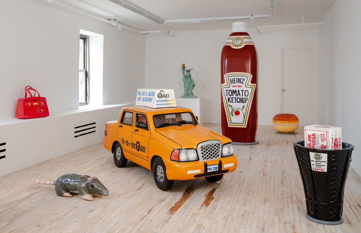 Paa Joe exhibition “Celestial City" at Superhouse, New York, 2024. (Superhouse)