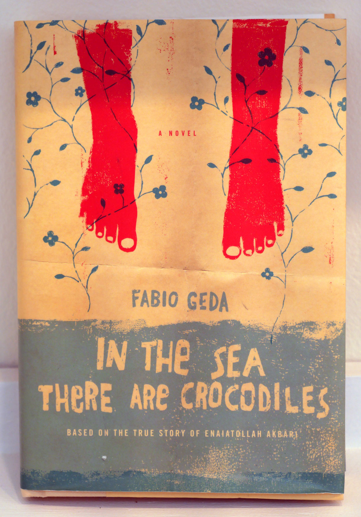 Edel Rodriguez's cover illustration for Fabio Geda's book "In the Sea There Are Crocodiles."