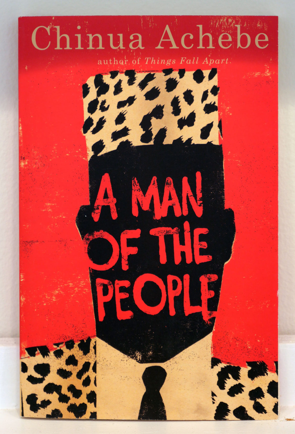 Edel Rodriguez's cover illustration for Chinua Achebe's book "A Man of the People."