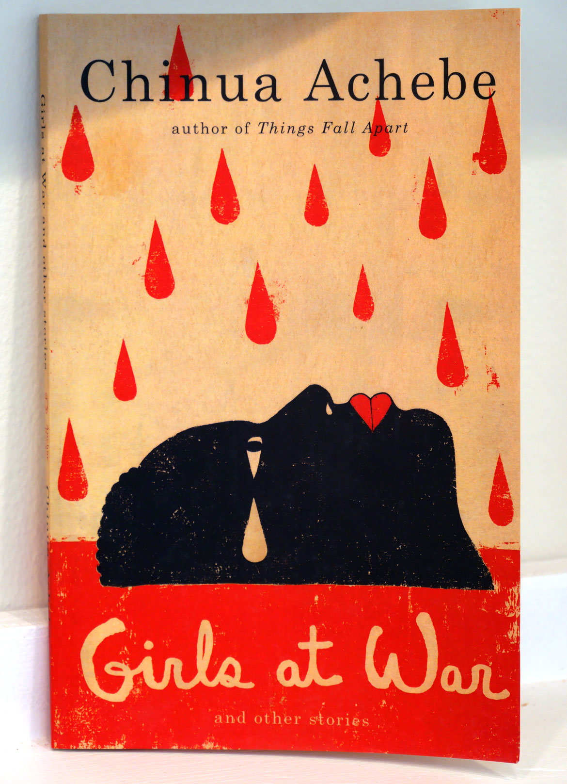 Edel Rodriguez's cover illustration for Chinua Achebe's book "Girls at War."