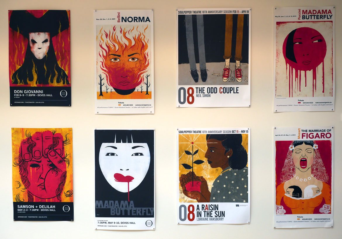 Edel Rodriguez, "Opera Posters," 2012-2014.