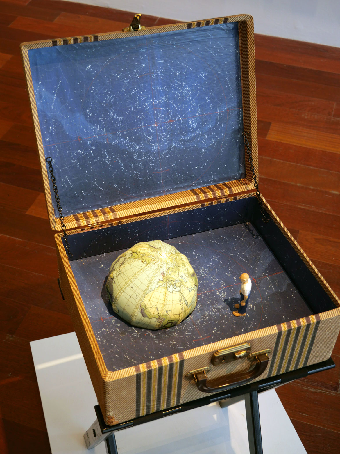 Jessica Straus, "Missing You," in 2024 exhibition "Packing for Mars" at Boston Sculptors Gallery.