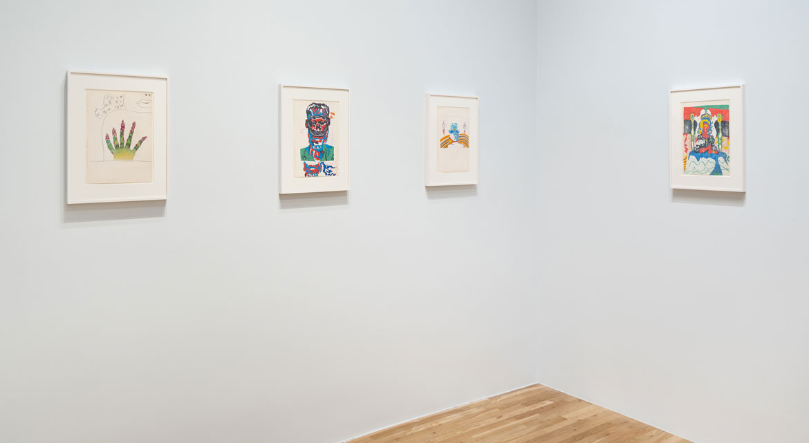 "Karl Wirsum, Sideshow: Drawings from the Sixties" at Derek Eller Gallery, NYC, Nov. 21, 2025, to Jan. 10, 2026. (Derek Eller Gallery)