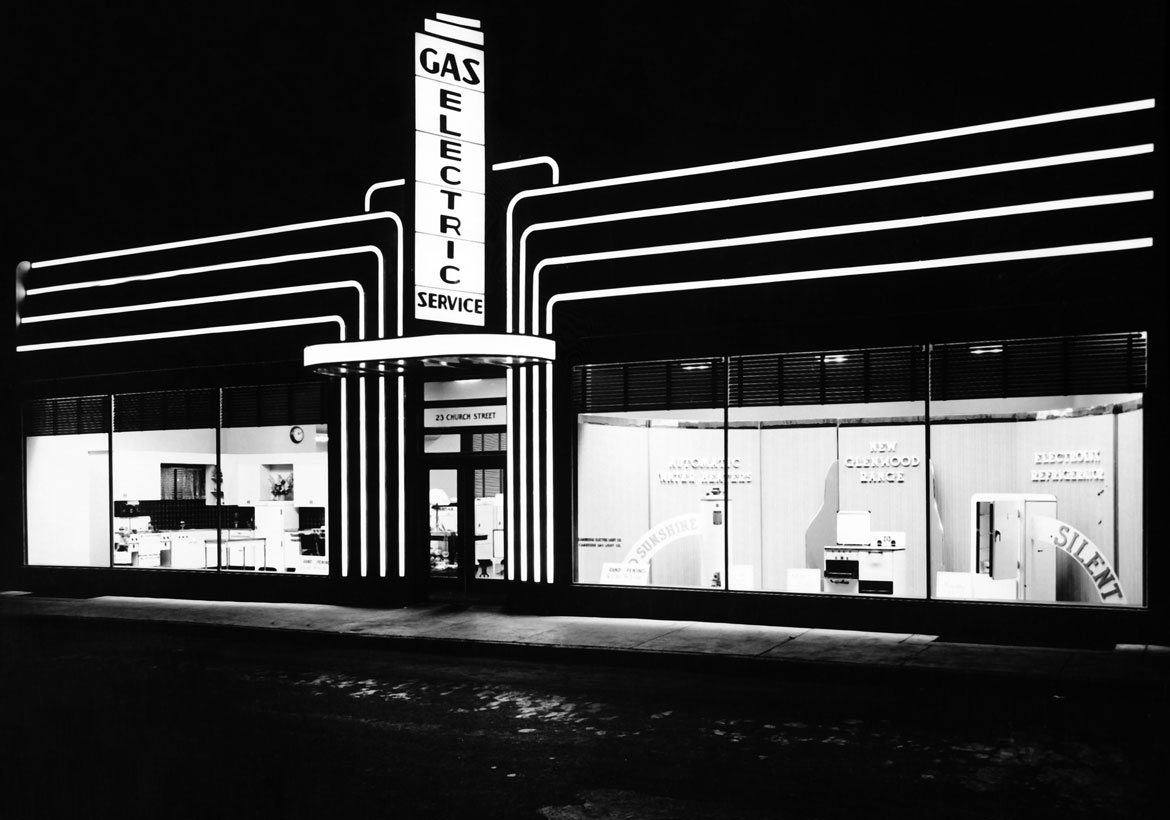 23 Church St., Cambridge, in 1936. (Cambridge Electric Light Co. collection, Cambridge Historical Commission)