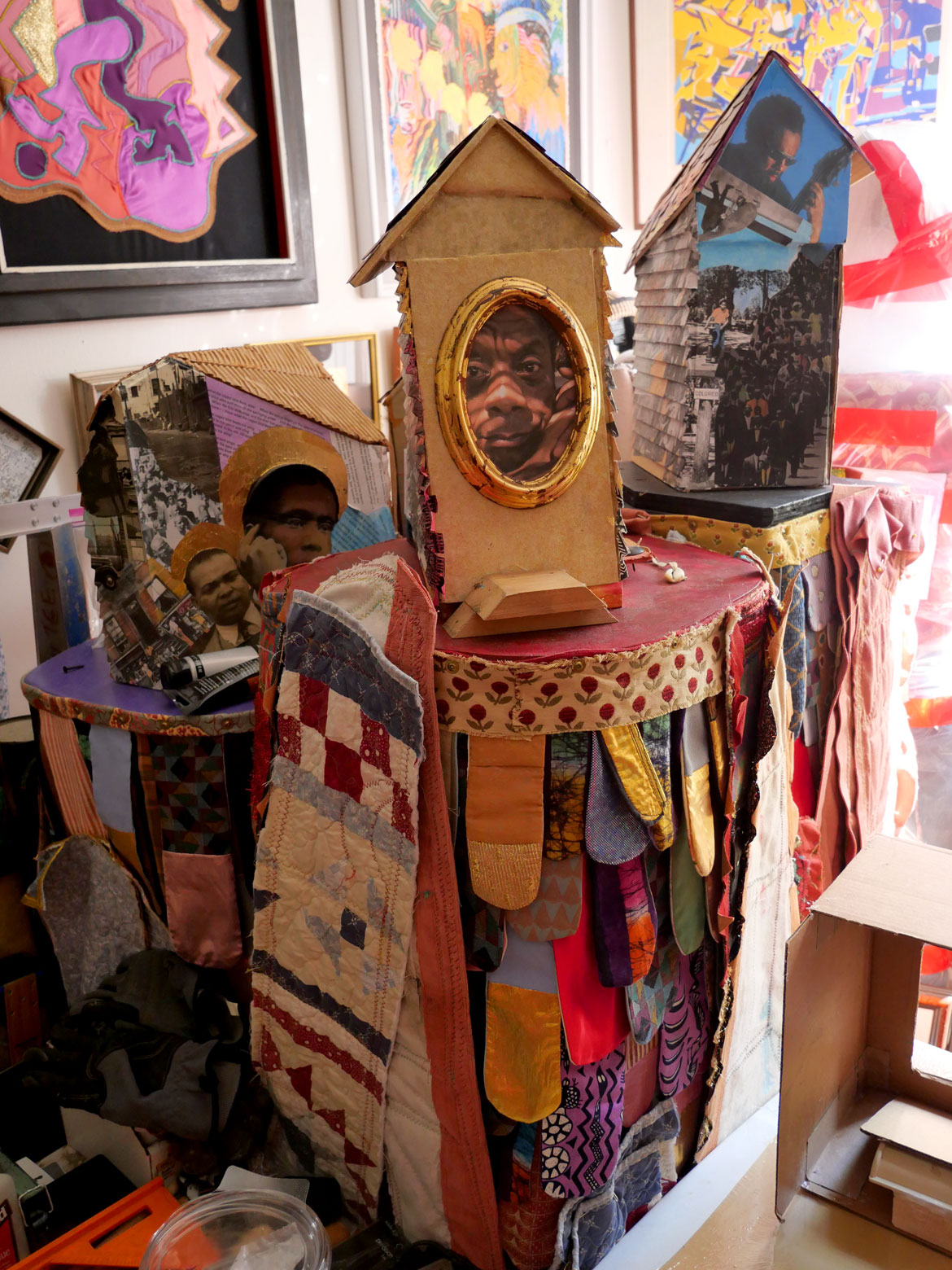 Napoleon Jones-Henderson's Boston home, Oct. 4, 2025. (©Greg Cook photo)