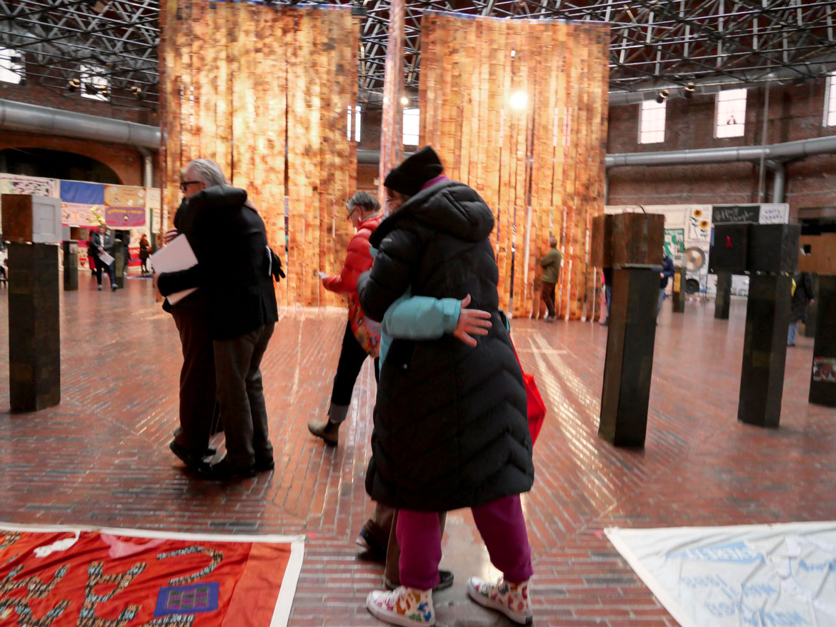 34th Annual World AIDS Day Vigil at the Boston Center for the Arts, Nov. 30, 2025. (©Greg Cook photo)