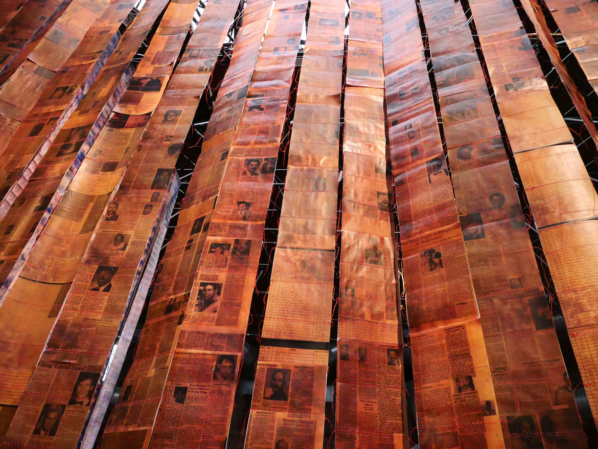 34th Annual World AIDS Day Vigil at the Boston Center for the Arts, Nov. 30, 2025. (©Greg Cook photo)