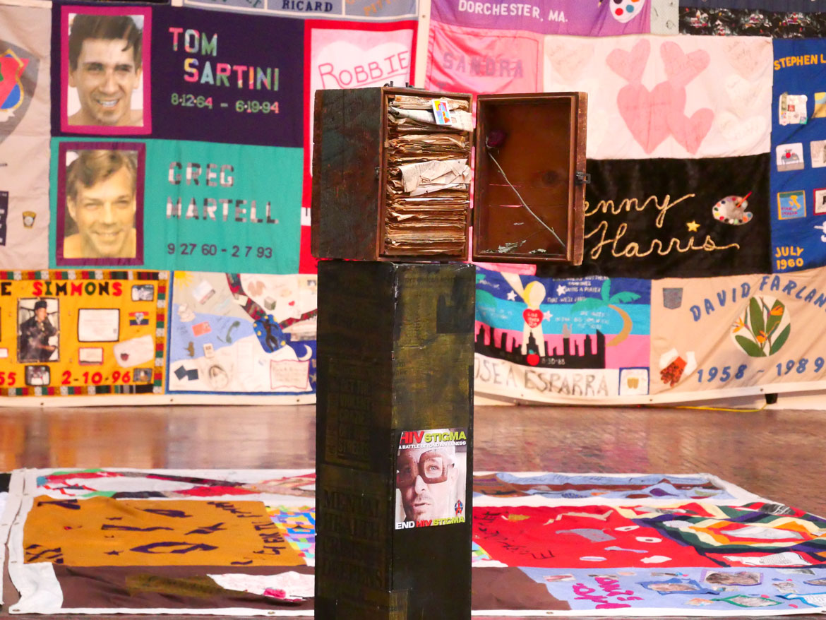 34th Annual World AIDS Day Vigil at the Boston Center for the Arts, Nov. 30, 2025. (©Greg Cook photo)