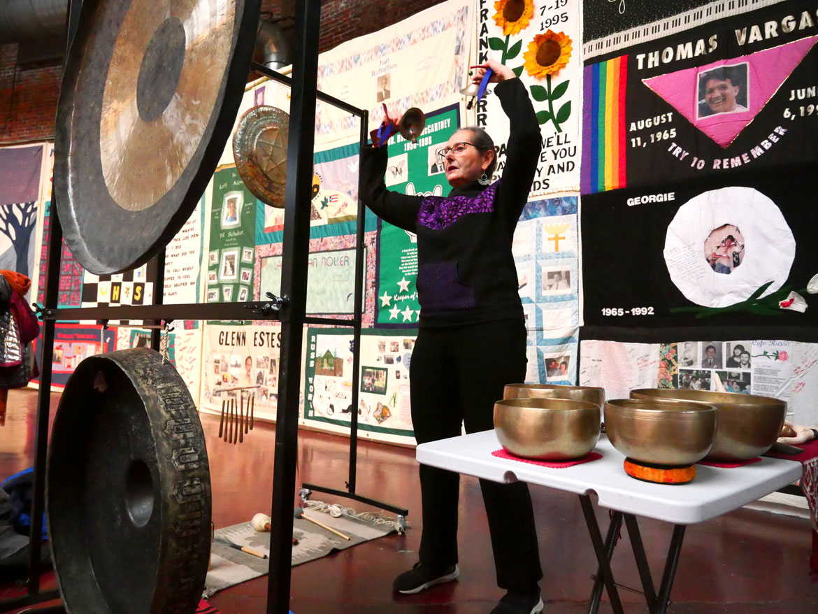 34th Annual World AIDS Day Vigil at the Boston Center for the Arts, Nov. 30, 2025. (©Greg Cook photo)