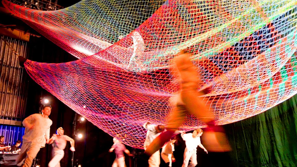 Rehearsal for "Noli Timere" at ArtsEmerson's Emerson Cutler Majestic Theatre, Jan 24, 2026. (©Greg Cook photo)