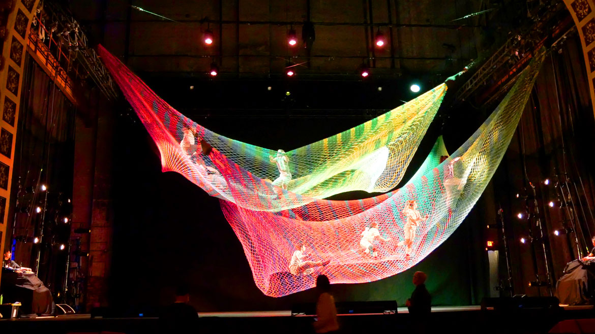 Rehearsal for "Noli Timere" at ArtsEmerson's Emerson Cutler Majestic Theatre, Jan 24, 2026. (©Greg Cook photo)