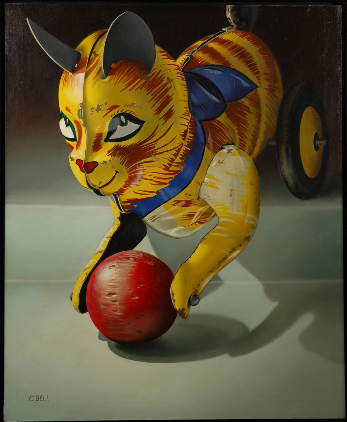 Charles S. Bell, Cat, 1973. Oil on canvas. Rose Art Museum, Brandeis University. Gift of Jonathan Novak, 2004.14. Charles Mayer Photography. Courtesy Rose Art Museum. © 2026 Estate of Charles S. Bell.