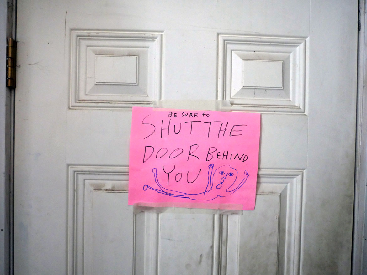 Puppeteers' House at Bread and Puppet Theater Museum, Glover, Vermont, Feb. 9, 2026. (©Greg Cook photo)