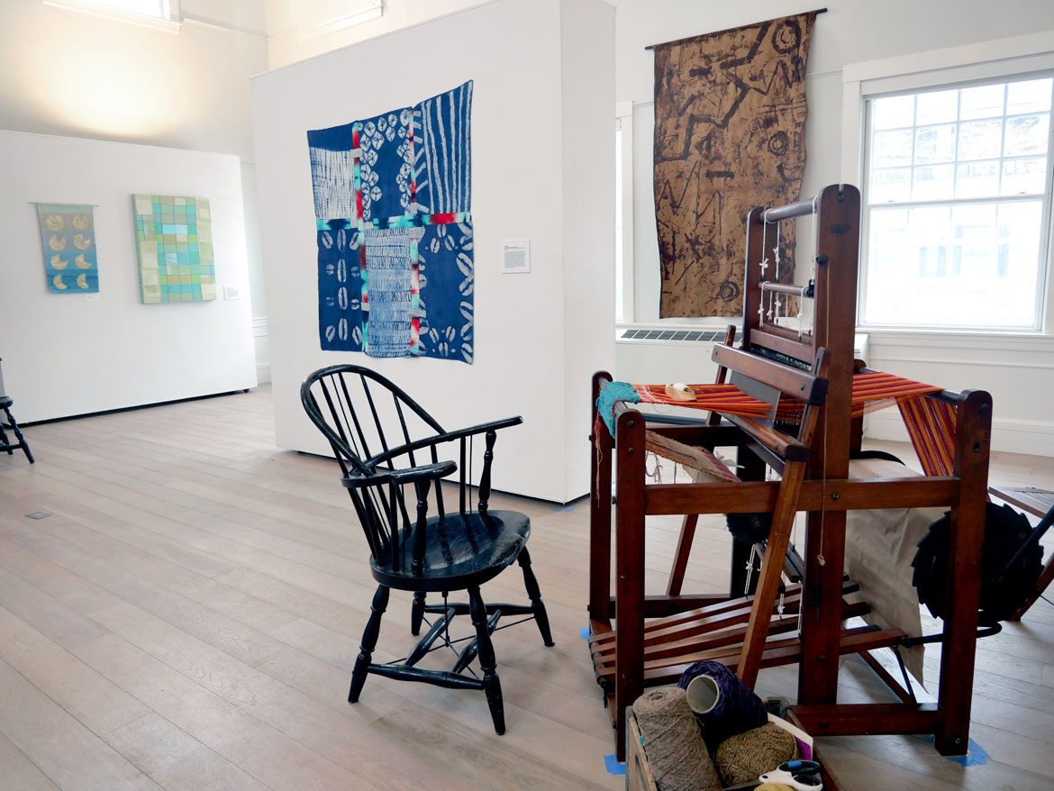 "Crafting the Mind" exhibition at Somerville Museum, March 2026. (©Greg Cook photo)