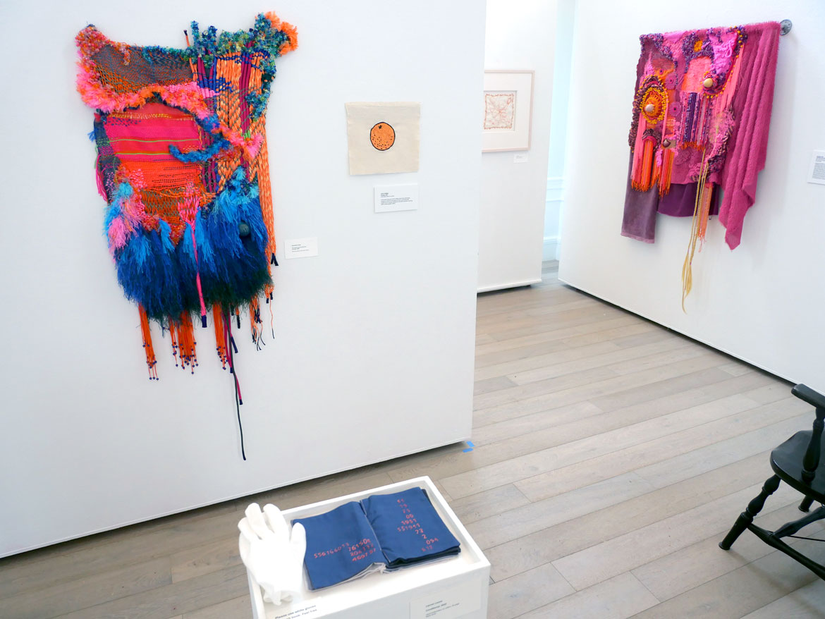 "Crafting the Mind" exhibition at Somerville Museum, March 2026. (©Greg Cook photo)