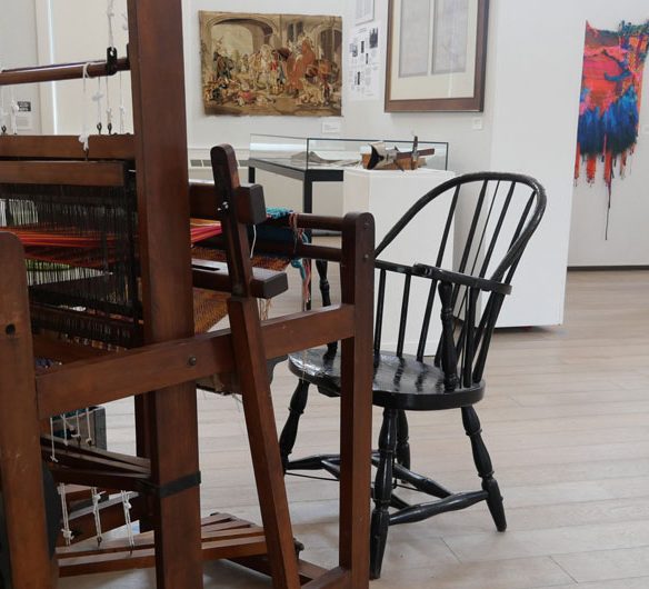 "Crafting the Mind" exhibition at Somerville Museum, March 2026. (©Greg Cook photo)