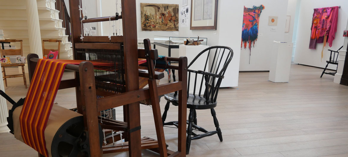 "Crafting the Mind" exhibition at Somerville Museum, March 2026. (©Greg Cook photo)