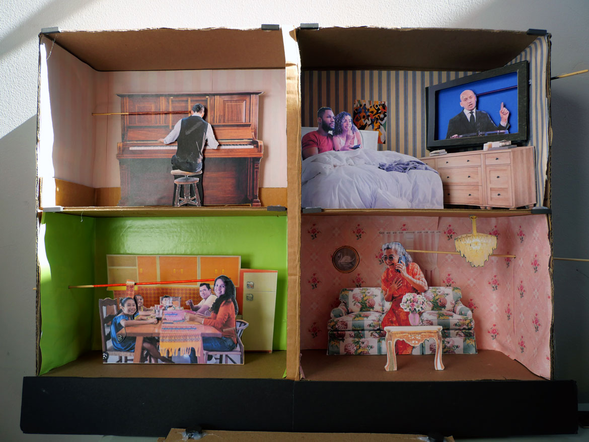 Behind the scenes of "Homecoming" at Mystic Activity Center, Somerville, March 21, 2026. (©Greg Cook photo)