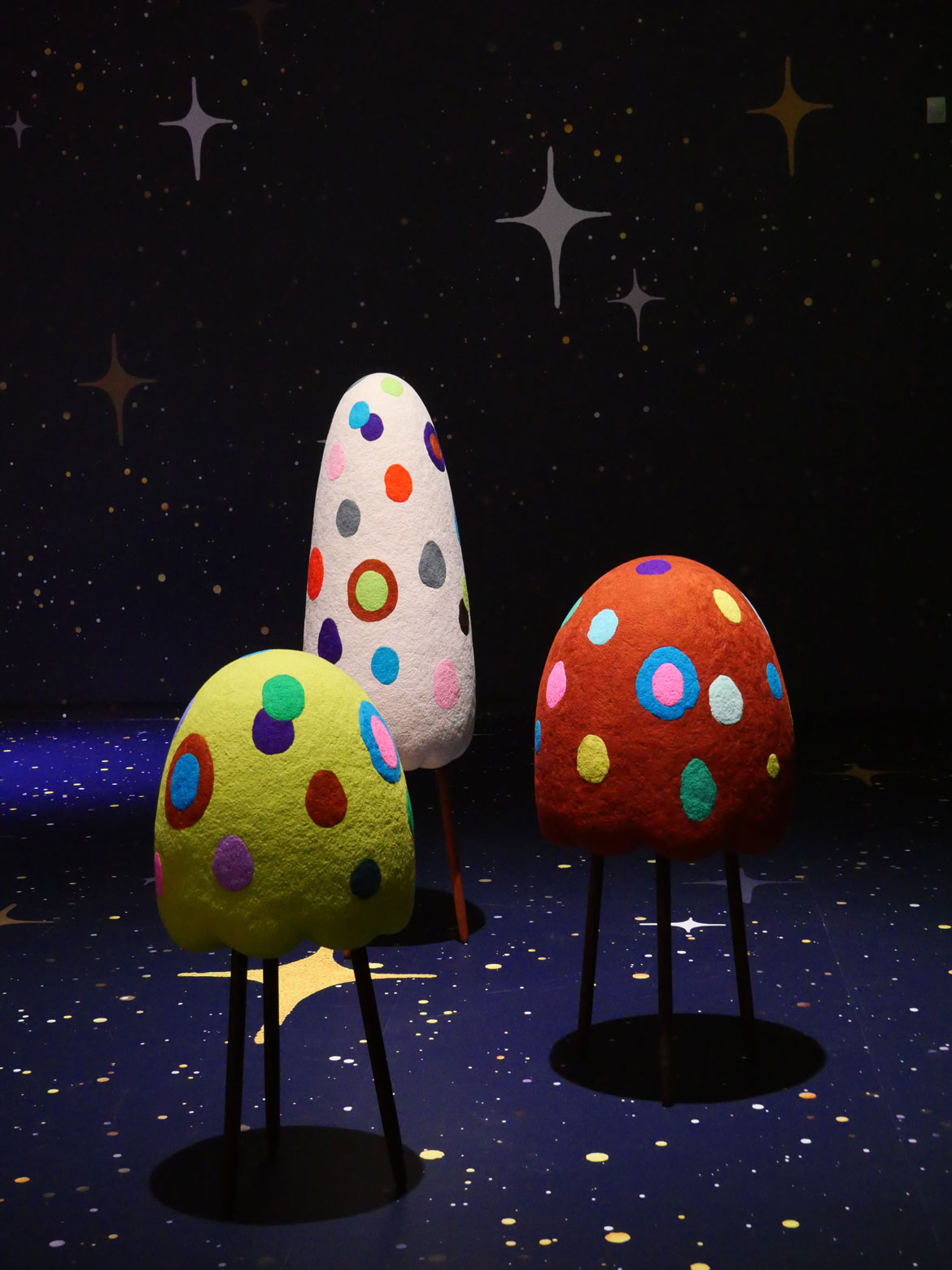 “Masako Miki: Midnight March" at MassArt Art Museum, February 2026. (Greg Cook photo)