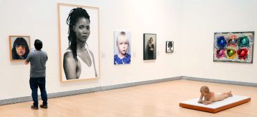"Photorealism in Focus" at Rose Art Museum, Brandeis University, February 2026. (©Greg Cook photo)