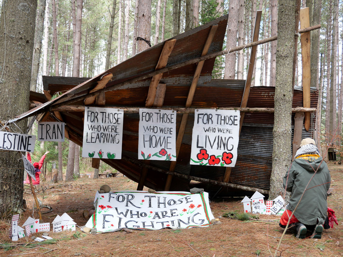 "Spring Ritual" at Bread and Puppet Theater, Glover, Vermont, April 11, 2026. (©Greg Cook photo)