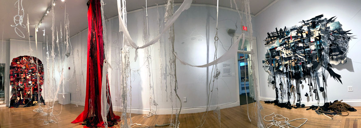 Heidi Whitman, "Ahab's Head: American Vengeance,” at the New Bedford Whaling Museum, March 2026. (©Greg Cook photo)