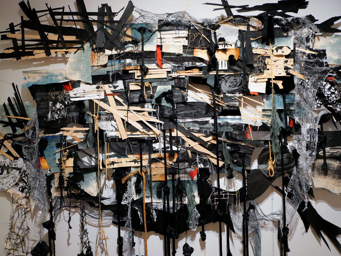 Heidi Whitman, "Ahab's Head: American Vengeance,” at the New Bedford Whaling Museum, March 2026. (©Greg Cook photo)