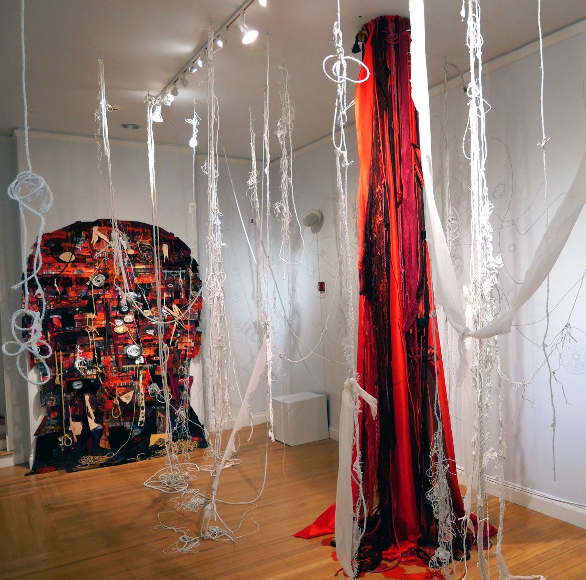 Heidi Whitman, "Ahab's Head: American Vengeance,” at the New Bedford Whaling Museum, March 2026. (©Greg Cook photo)