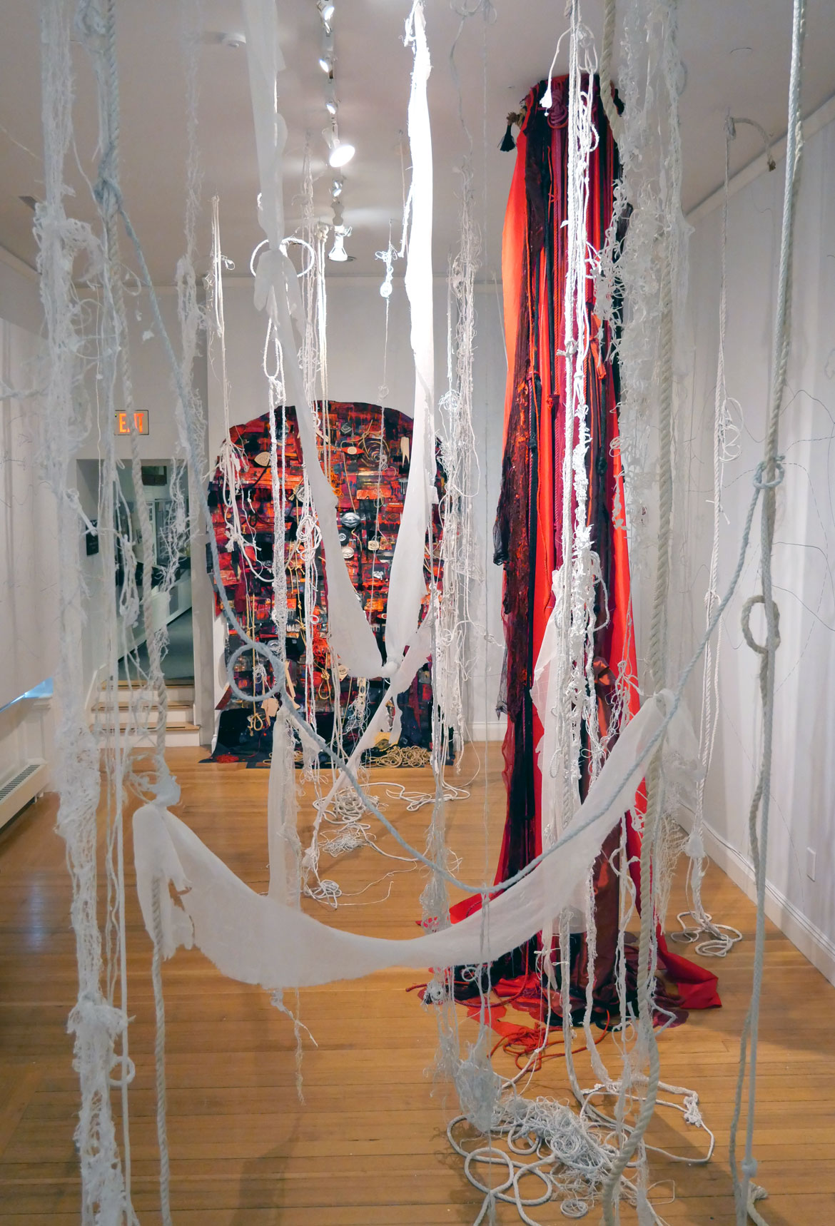 Heidi Whitman, "Ahab's Head: American Vengeance,” at the New Bedford Whaling Museum, March 2026. (©Greg Cook photo)