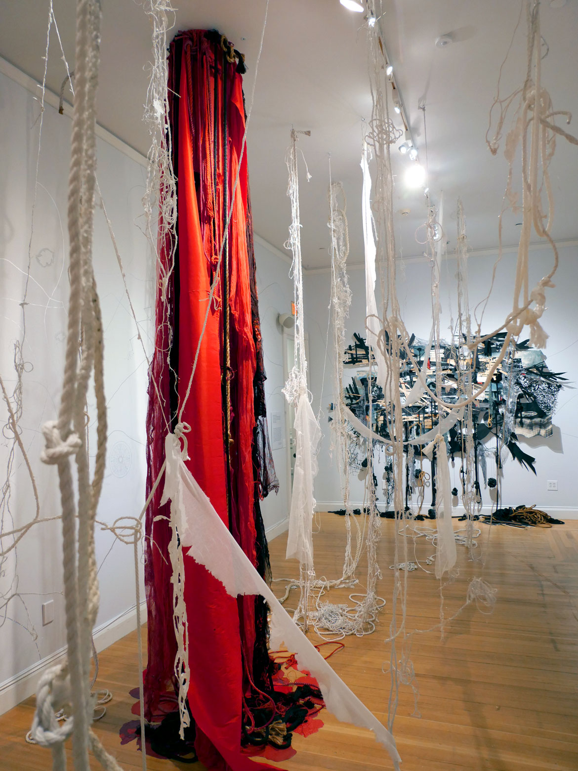 Heidi Whitman, "Ahab's Head: American Vengeance,” at the New Bedford Whaling Museum, March 2026. (©Greg Cook photo)