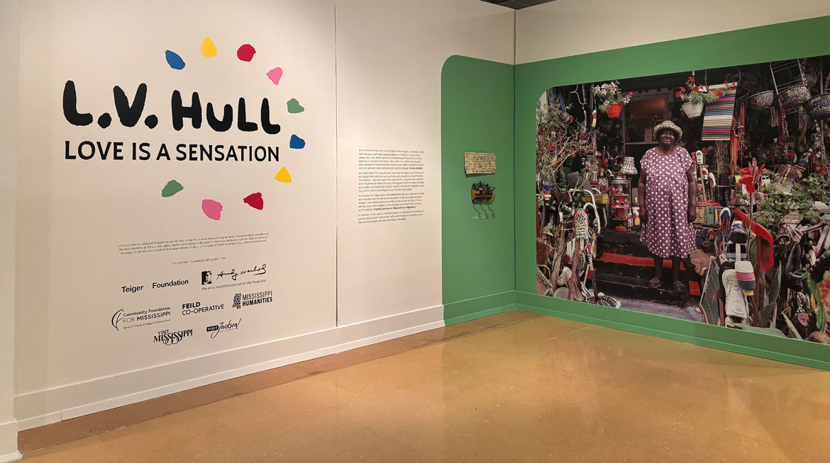 "L.V. Hull: Love Is a Sensation" at Mississippi Museum of Art from March 20 to June 14, 2026.