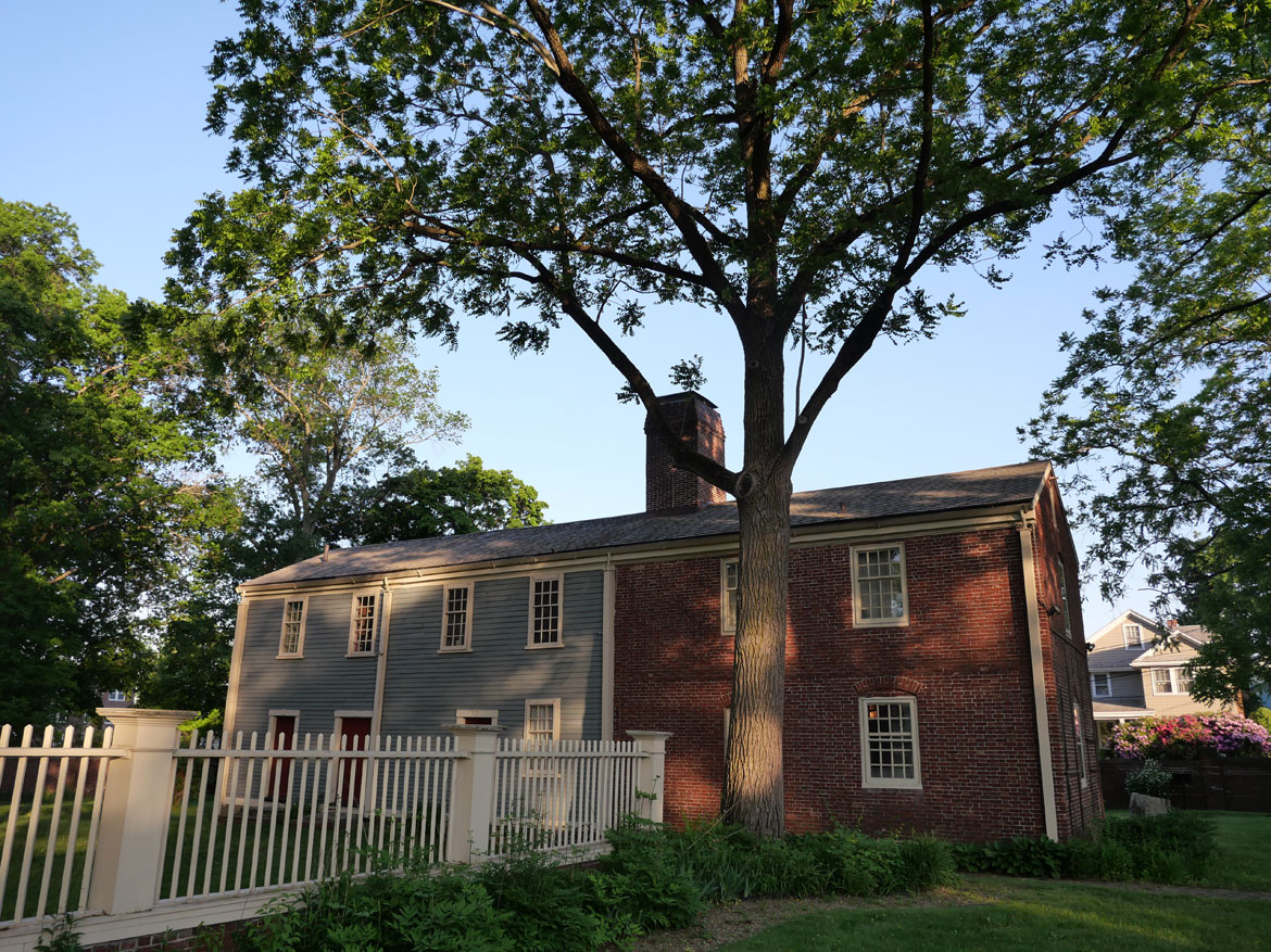 Royall House Slave Quarters in Medford, Massachusetts, June 3, 2026. (©Greg Cook photo)