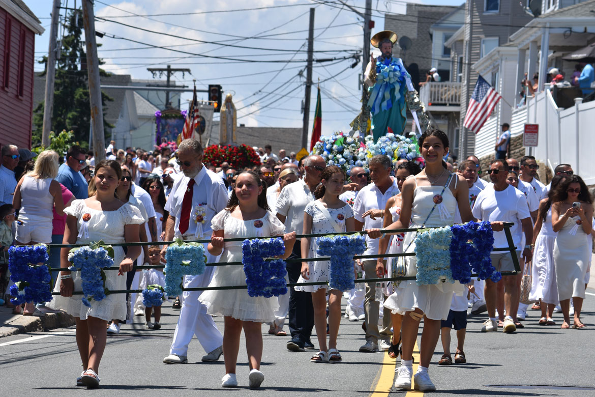 St. Peter’s Fiesta Sunday Procession, Gloucester, June 28, 2026. (©Greg Cook photo)