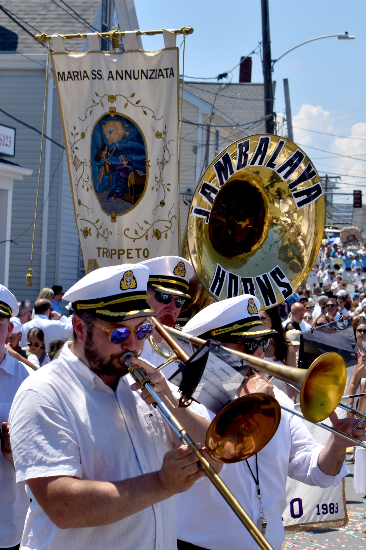 St. Peter’s Fiesta Sunday Procession, Gloucester, June 28, 2026. (©Greg Cook photo)