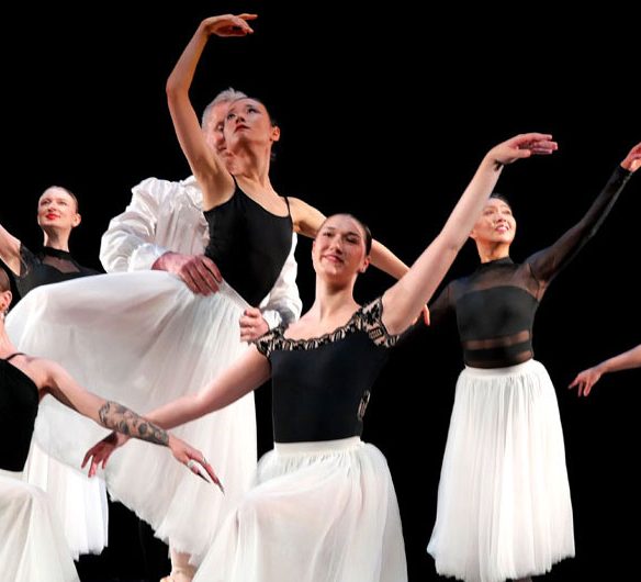 "Summer Solace" presented by Janelle Gilchrist Dance Troupe at Cambridge's Foundry, July 11, 2026. (©Greg Cook photo)