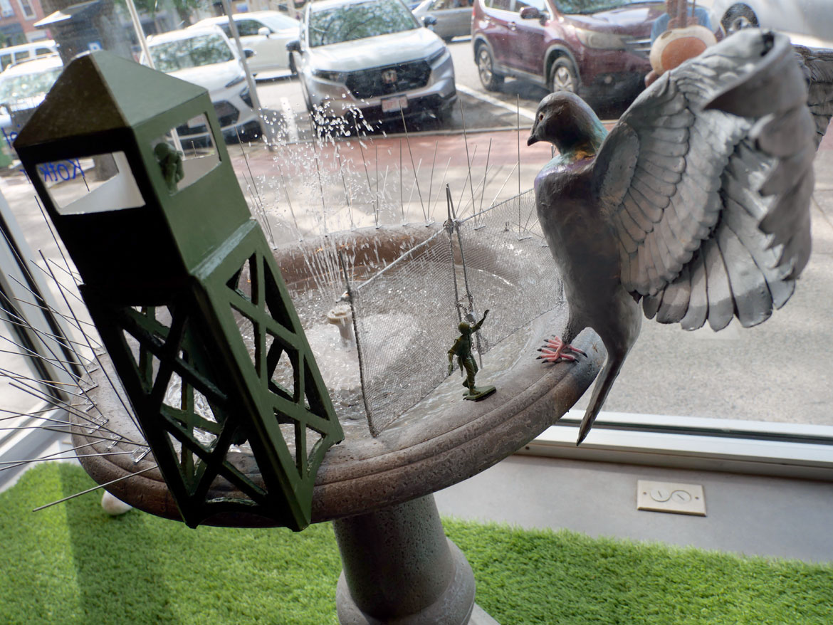 Judith Klausner, "Not In My Backyard," 2025. (Greg Cook photo)