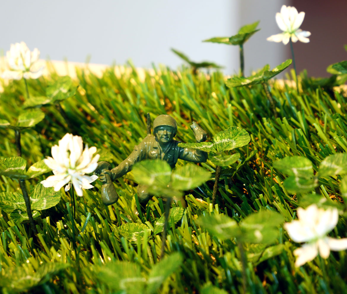 Judith Klausner, "Are You Feeling Lucky?" (detail), 2025. (Greg Cook photo)