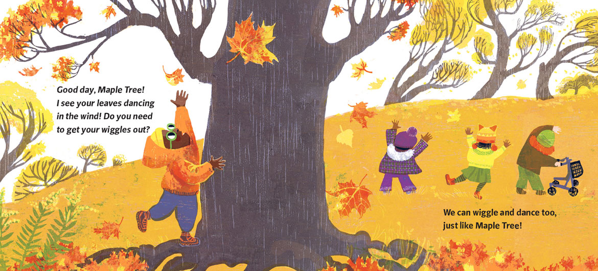 From Kari Percival's “Fall Day, All Day," 2026. (Rise x Penguin Workshop)