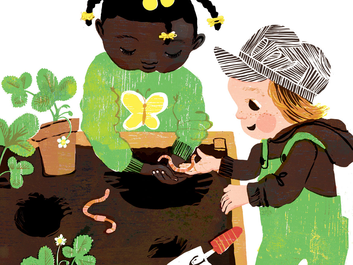 From Kari Percival's book "How to Say Hello To A Worm," 2022. (Rise x Penguin Workshop)