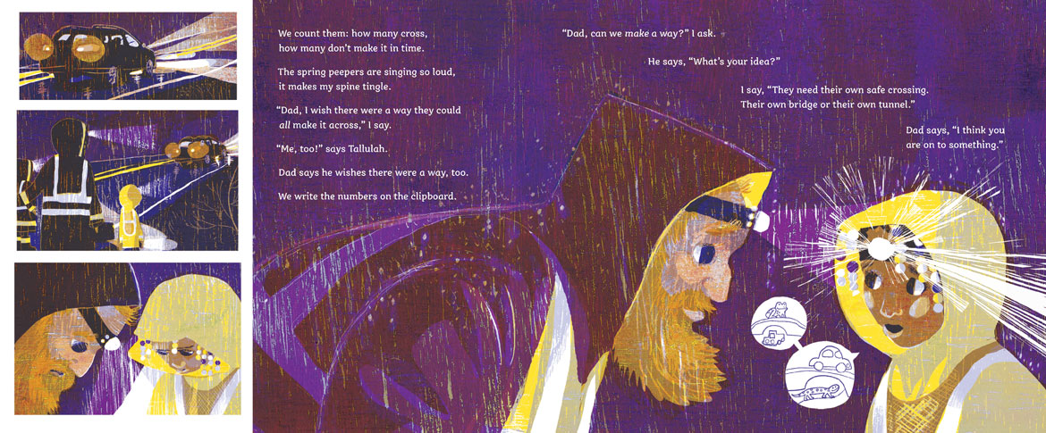 From Kari Percival's “Safe Crossing,” 2025. (Chronicle Books)