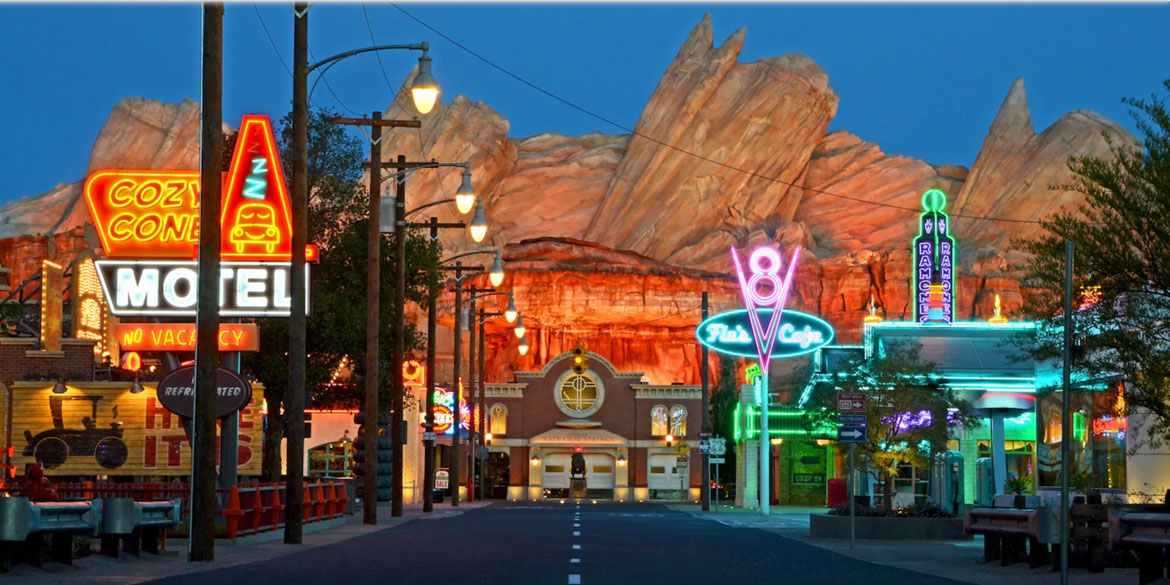 "Cars Land" at Disney California Adventure in California.