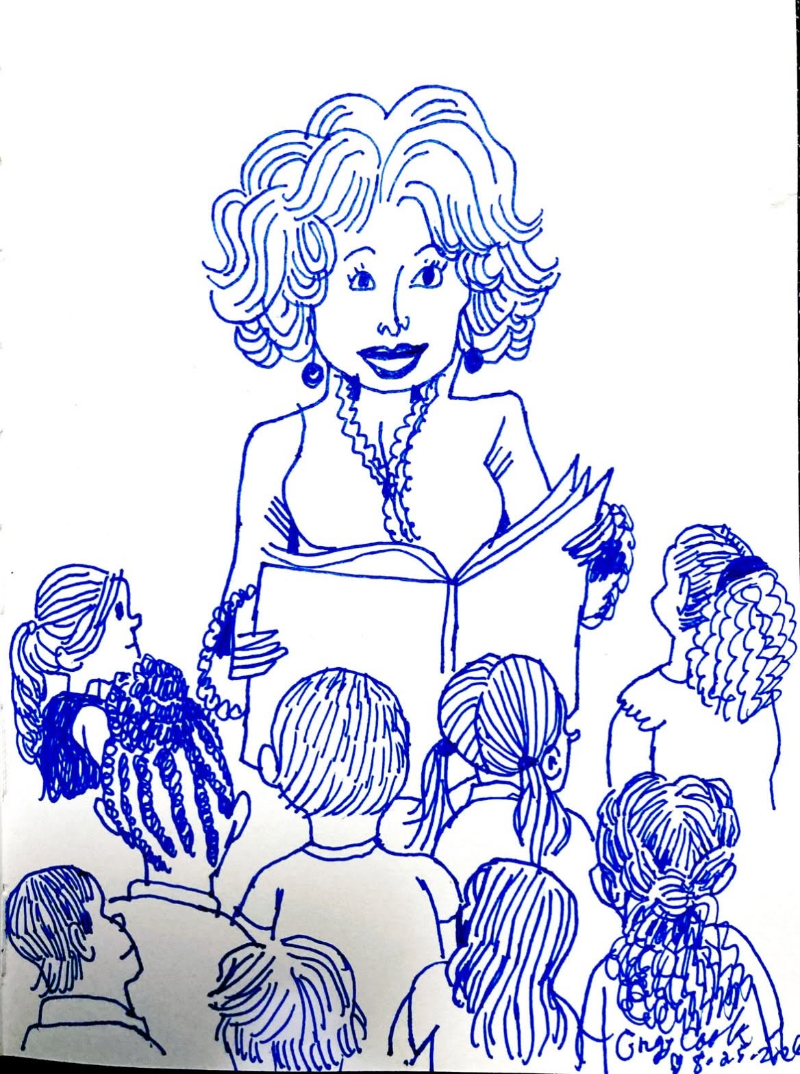 Dolly Parton by Greg Cook, Aug. 25, 2026.