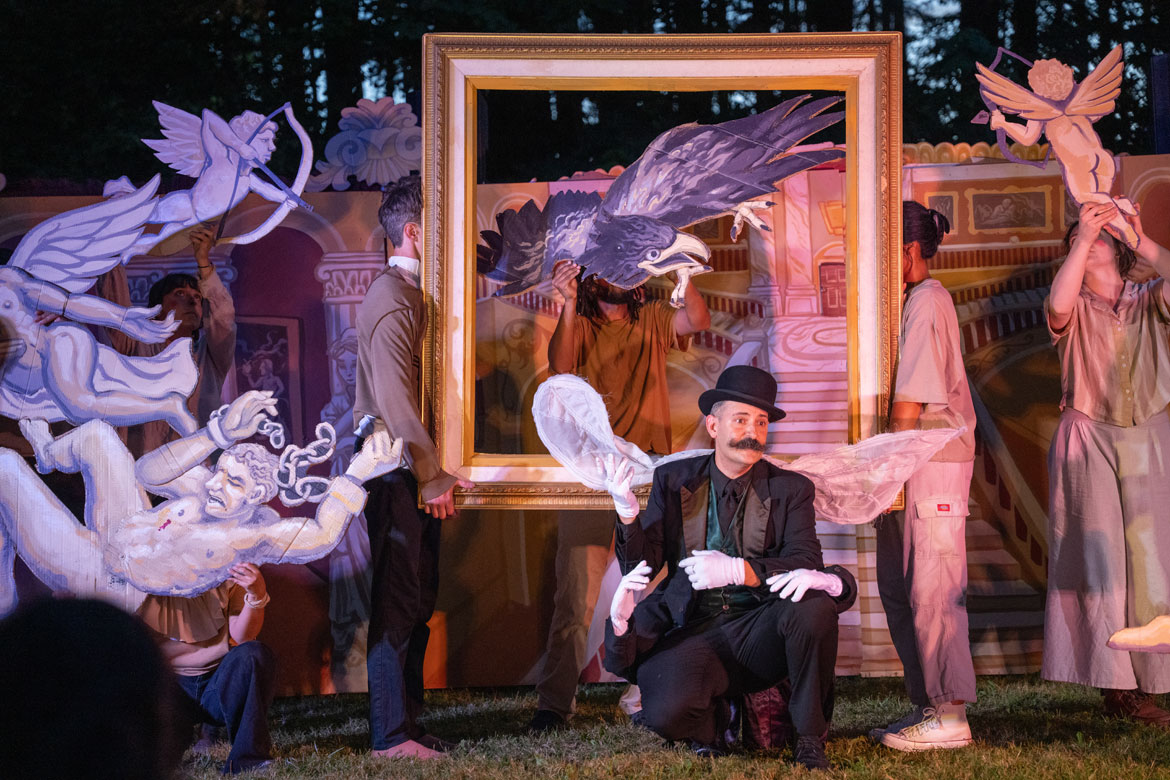 String and Shadow Puppet Theater's "Night At The Grand Opera," summer 2026. (Jo Arlow photo)
