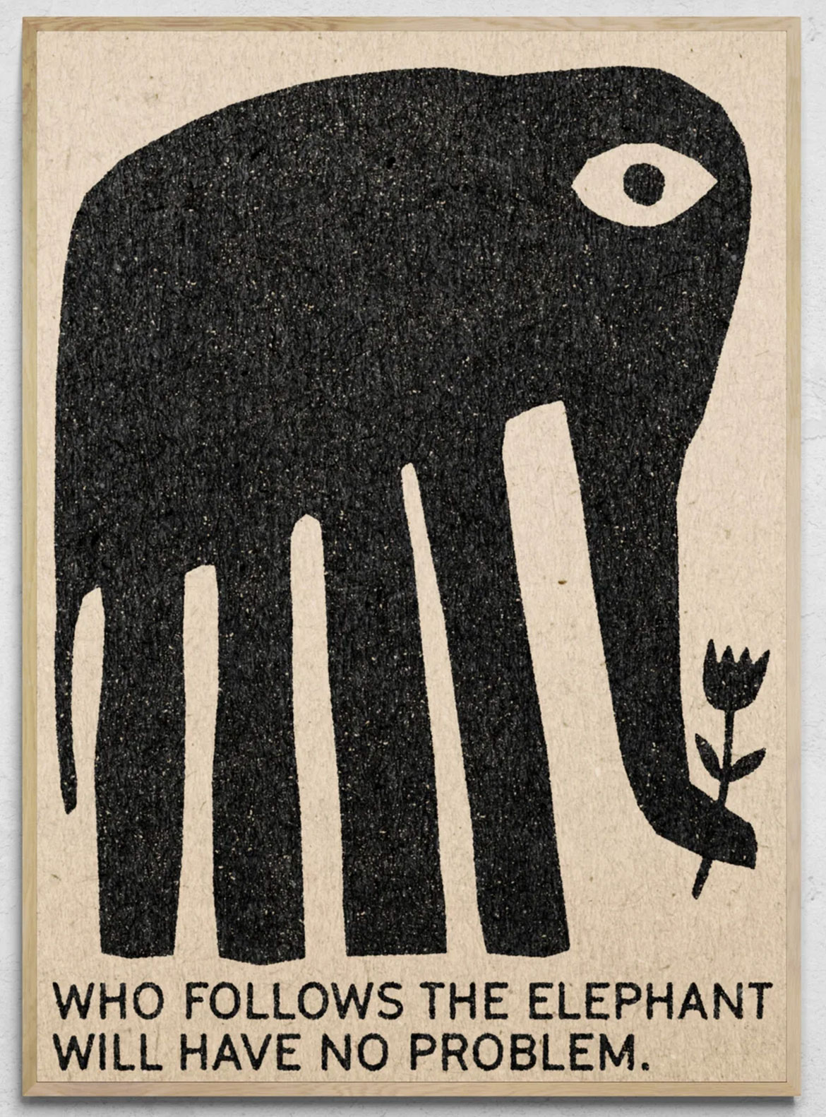 "Who Follows The Elephant" by David 'Tuyo' Schmitt, 2026.