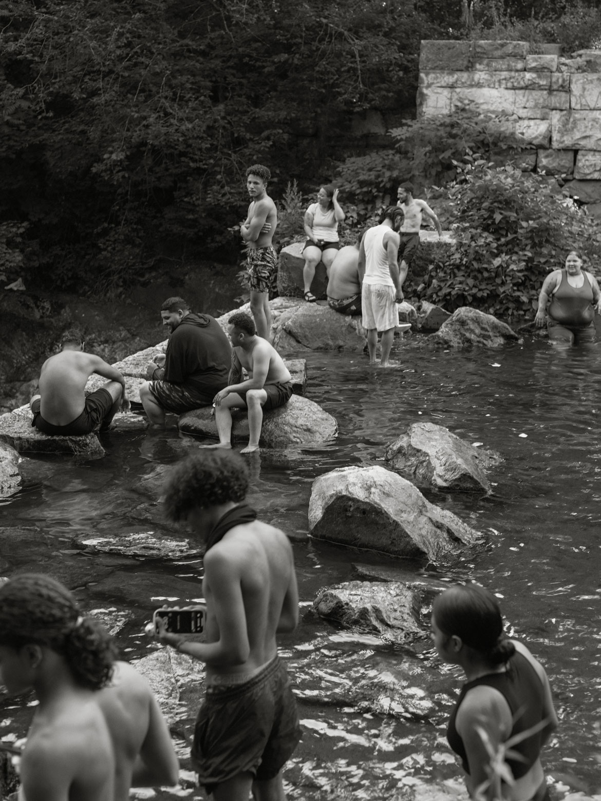 Ocean Vuong, "Leeds river, summer," 2025. Inkjet print. Courtesy of the artist.