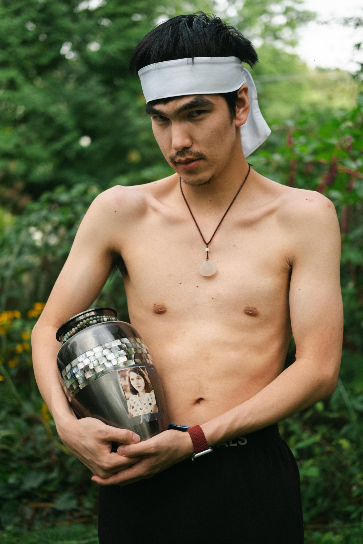Ocean Vuong, "Nicky and Mom," 2021. Dye sublimation print on aluminum. Courtesy of the artist.